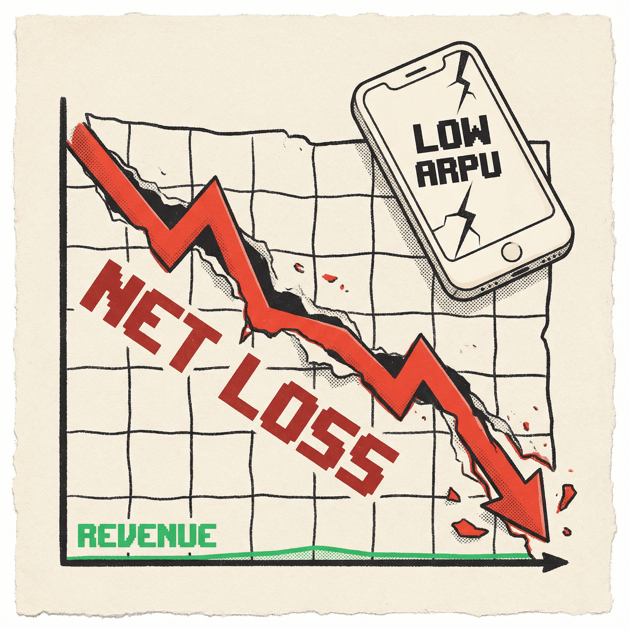 Financial Catastrophe and Low ARPU